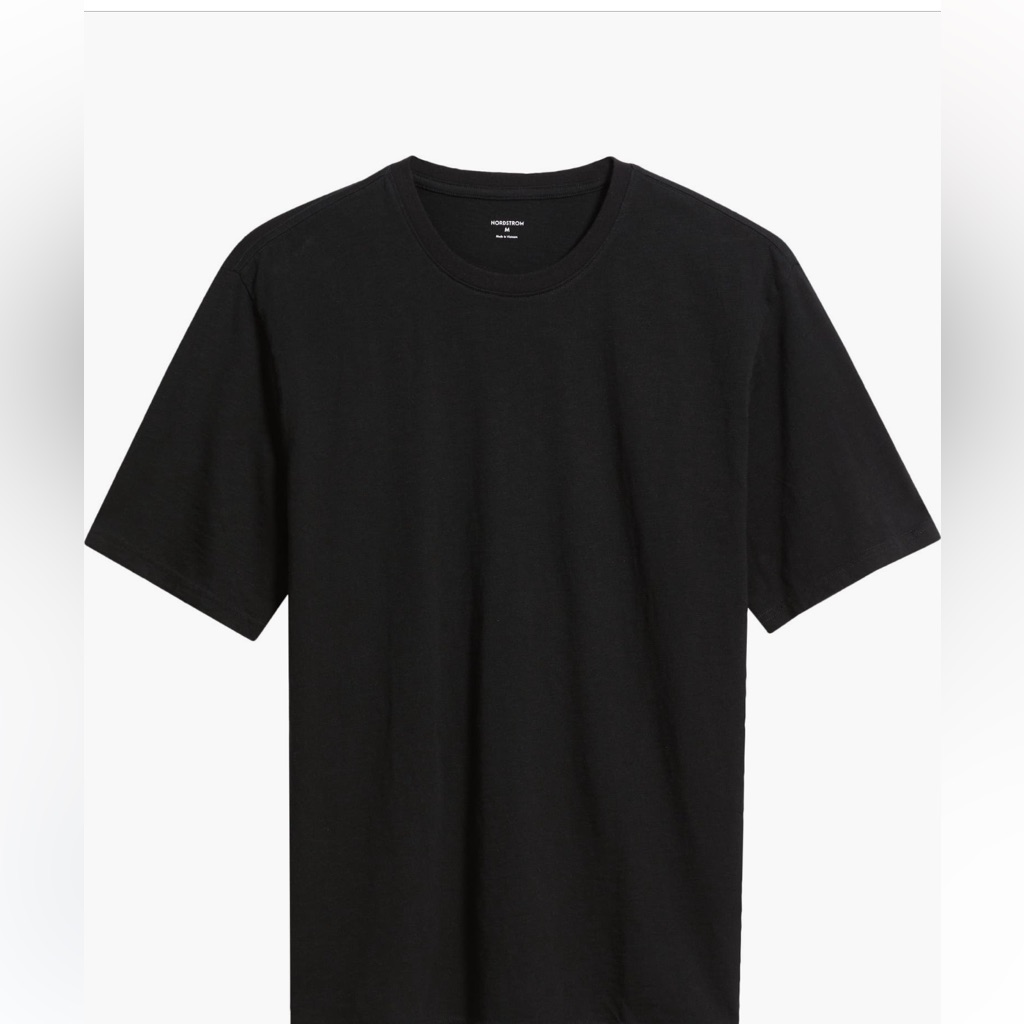 Nordstrom Men's Black Crewneck T-Shirt|Nwt| Size M